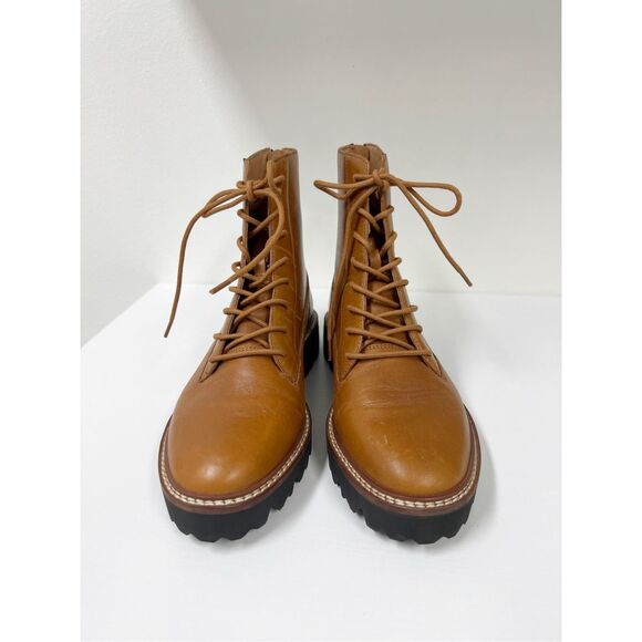 Madewell Womens Brown The Citywalk Lugsole Lace-Up Boot Size 6.5 - Picture 5 of 7